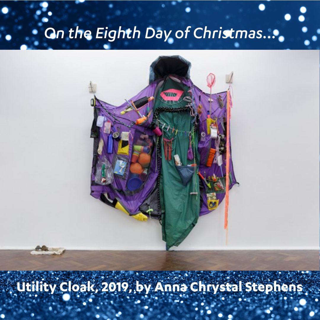 To mark the 12 days of Christmas we are sharing 12 artworks by our members!⁠ ⁠ On the eighth day of Christmas... ⁠ Utility Cloak, 2019. 2023 by Anna Chrystal Stephens @annachrystal_