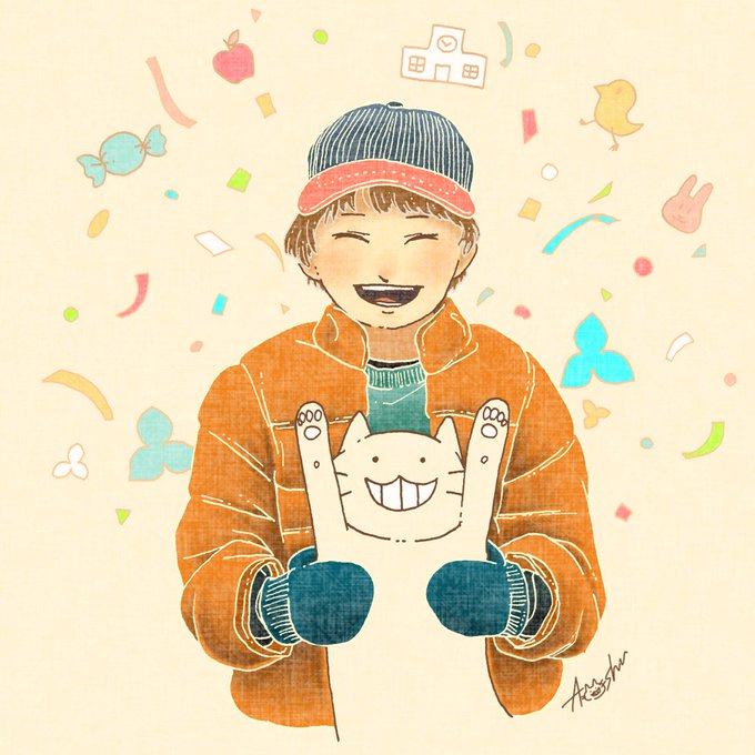 「male focus mittens」 illustration images(Latest)