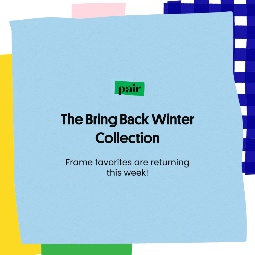 We’re bringing back your favorite frames! Turn on notifications to find out when to shop Tops from the Pair past. bit.ly/489Q6Tm