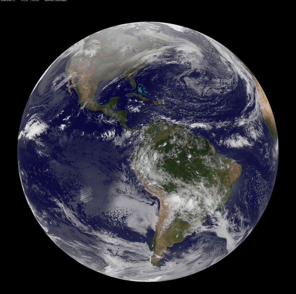 siteptbr's tweet image. Essa é a 1ª imagem do Planeta Terra em 2024 divulgada pela NASA. 🌎
