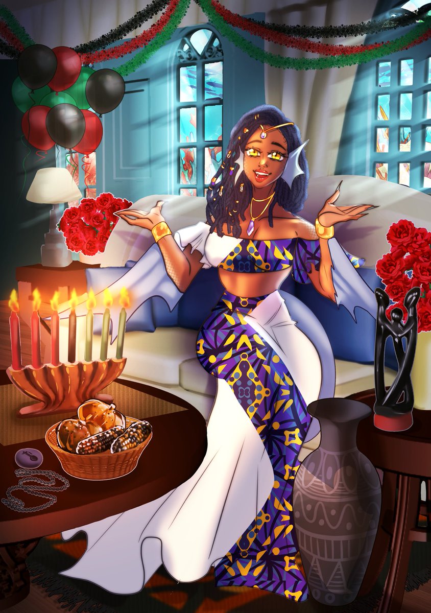 OshuniaVT's tweet photo. Imani, the seventh, faith we hold dear,
Believing in ourselves, overcoming fear
With hope in our hearts, and dreams in our soul,
Into the future, we confidently stroll
#Oshuart๐#Kwanzaa๐ https://t.co/YsHQv4jaJl