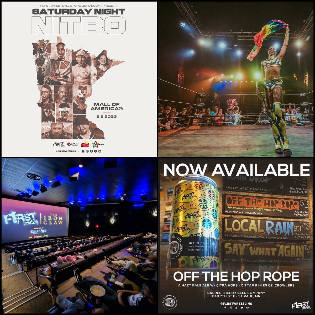 Professionally… The lines in the sand have never been clearer. Which both, excites and motivates me. 

I am beyond proud of what we are doing &amp; creating here in Minnesota with <a href="/f1rstwrestling/">F1RST Wrestling</a>, and I’m excited about the future.

Cheers to a Happy 2024! 😃🍻🎉