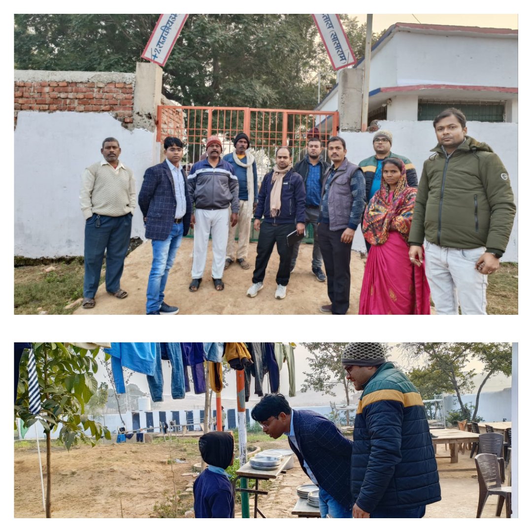 brlps_rohtas's tweet photo. Today, DPM sir visited SC-ST Residential School in Nagatoli,Block-Rohtas with District and Block Team for preparation regarding Didi Ki Rasoi and Cleanliness Services by Jeevika Didis. https://t.co/cdidMoXO0m