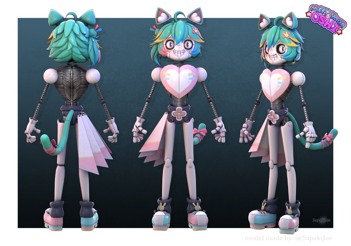 SapakiJoe's tweet photo. howdy 👋🙂 let´s start this year with something really cool, sharing some pics of the models i made with the @SpiteEngine team for @VCHIBAN  #VchiBan #MeetYourOshi ( more pics in the coments 🤫) https://t.co/zlA0vE9e04
