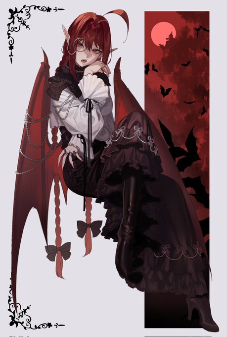 「long fingernails vampire」 illustration images(Latest)