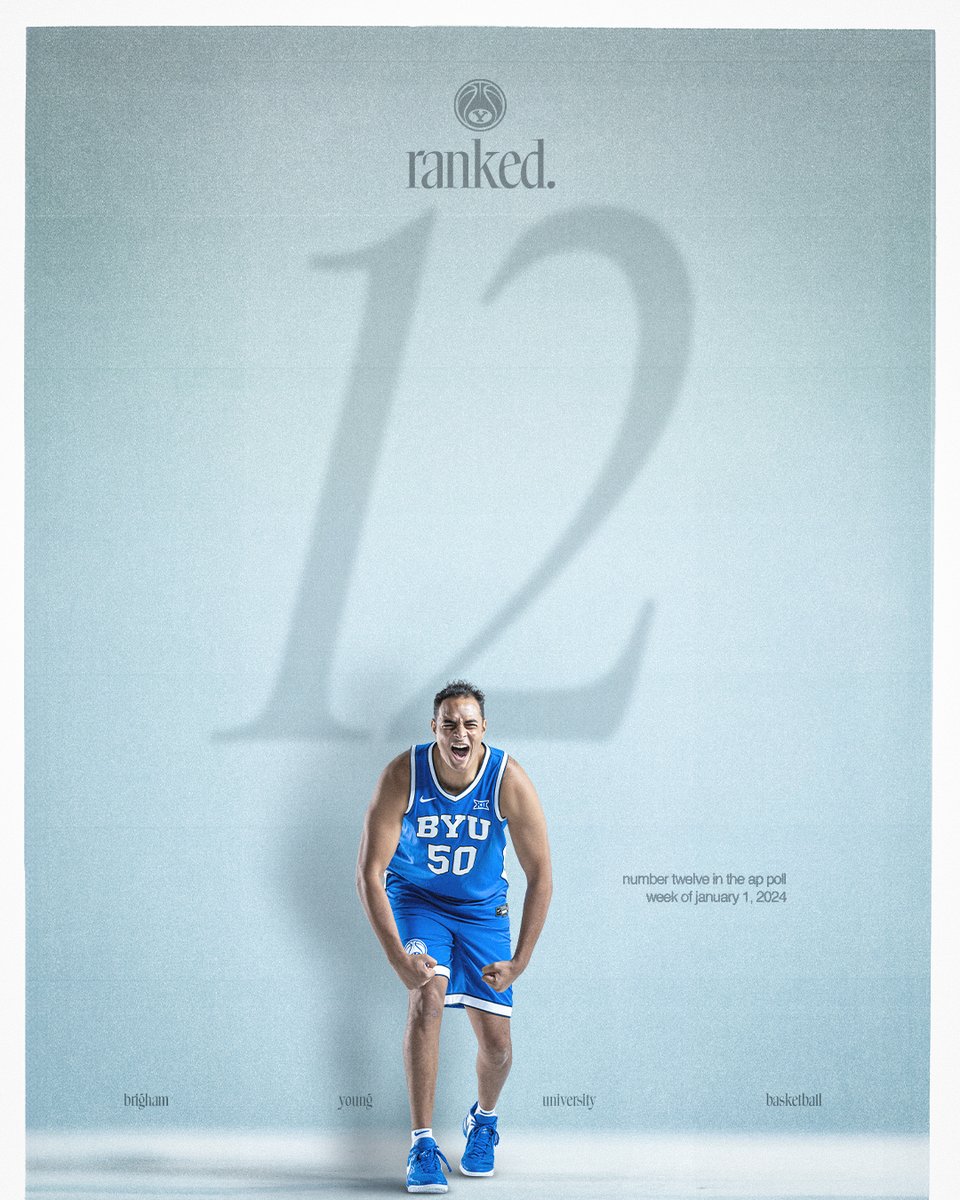 BYUMBB's tweet photo. TWELVE. https://t.co/lDmSl06x6s