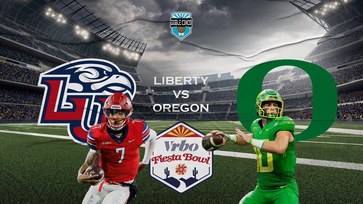 #FiestaBowl || 𝗧𝗢𝗨𝗖𝗛𝗗𝗢𝗢𝗢𝗢𝗢𝗪𝗡!!

Arranca el partido y #Liberty pega primero!!! 6-0 sobre #Oregon

#VRBOFiestaBowl