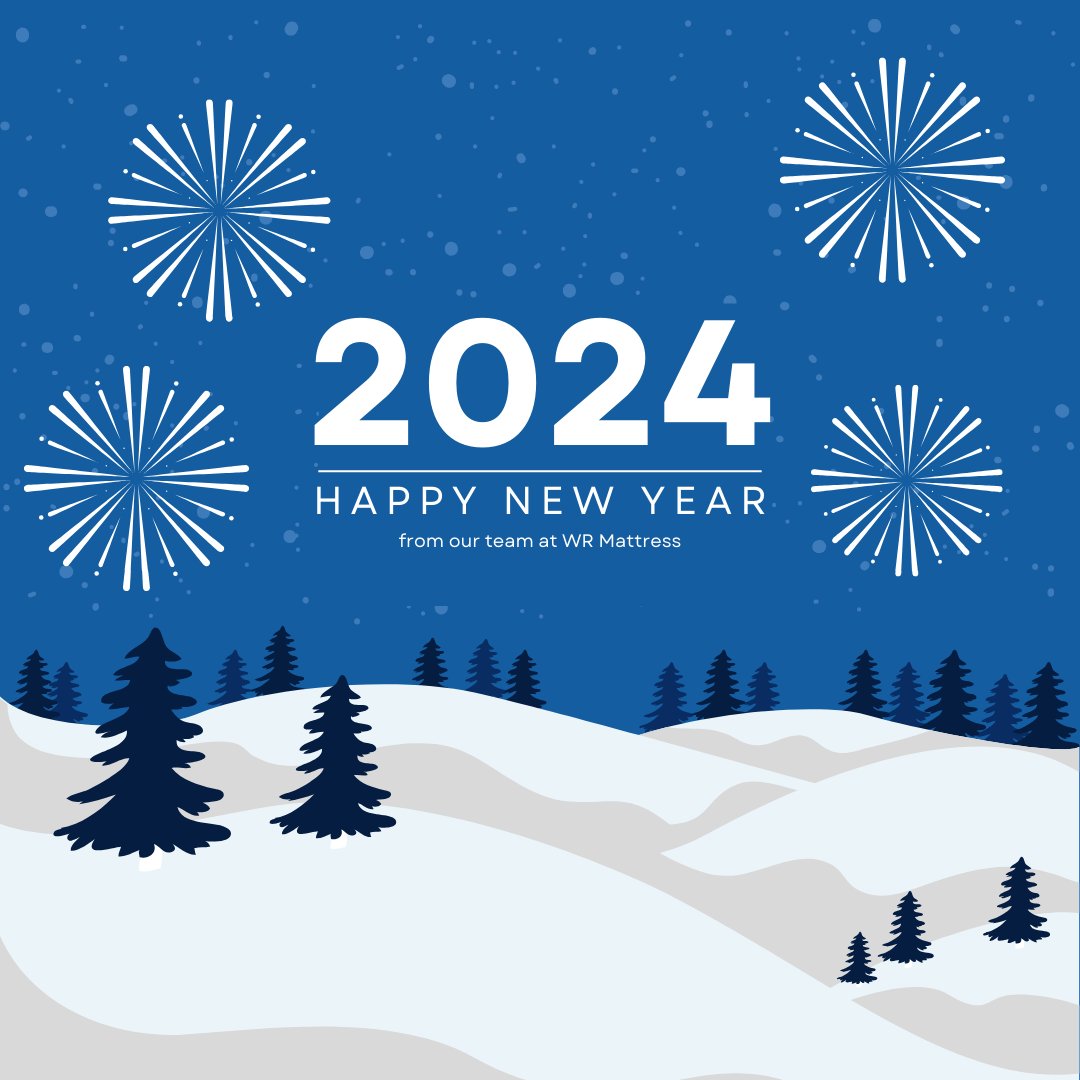 WRMATTRESS's tweet image. Happy New Year! Wishing you all a year full of success, joy, and prosperity. 

#HappyNewYear #NewYear