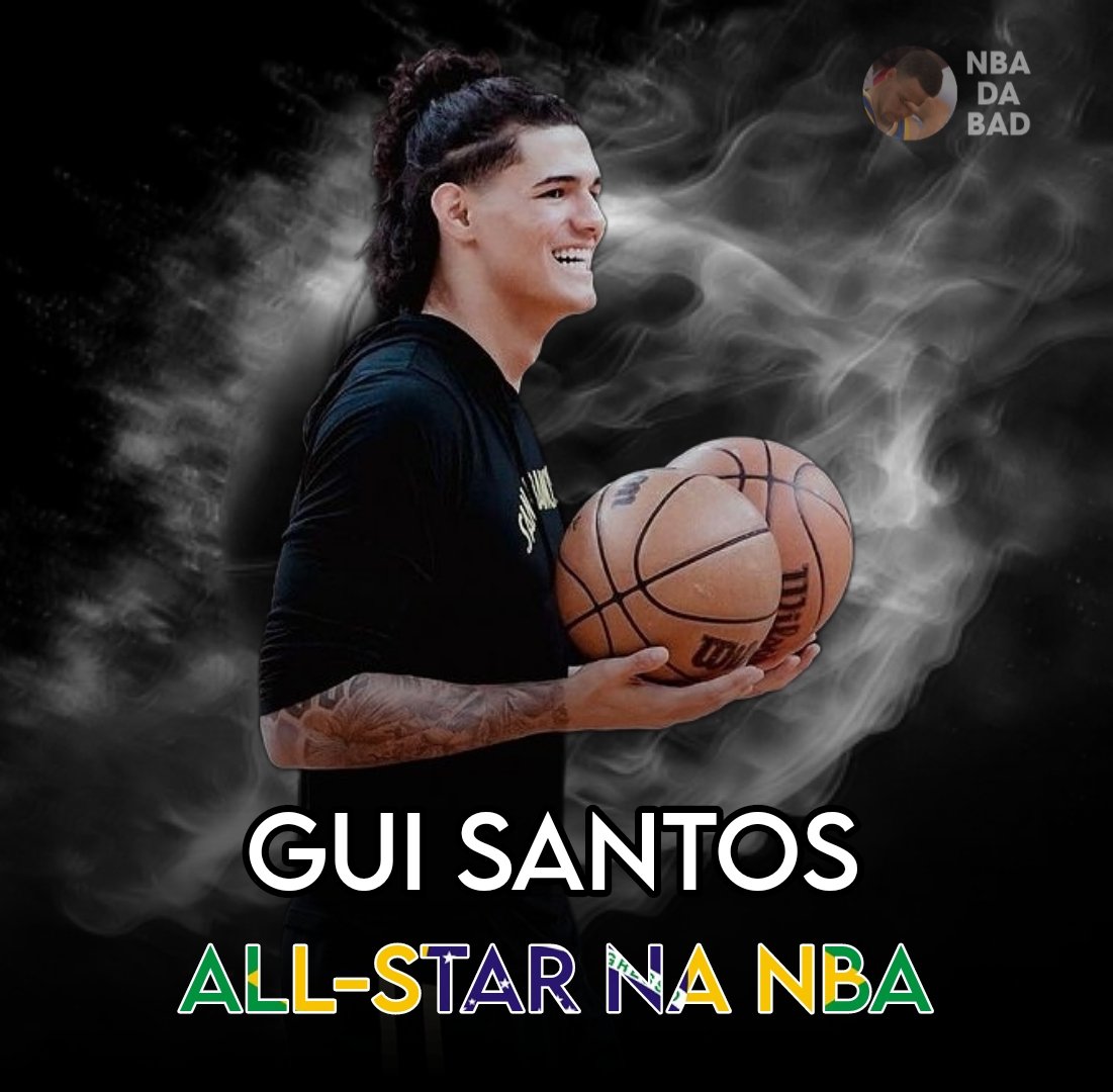 NBAdabad's tweet image. OS VOTOS PARA ALL-STAR VALEM POR TRÊS HOJE!

VOTEM NO GUI SANTOS! 🇧🇷

Bora colocar um brasileiro entre os primeiros na votação POPULAR!

⚠️ Detalhes nos comentários.

RT pra alcançar mais gente? 🙏