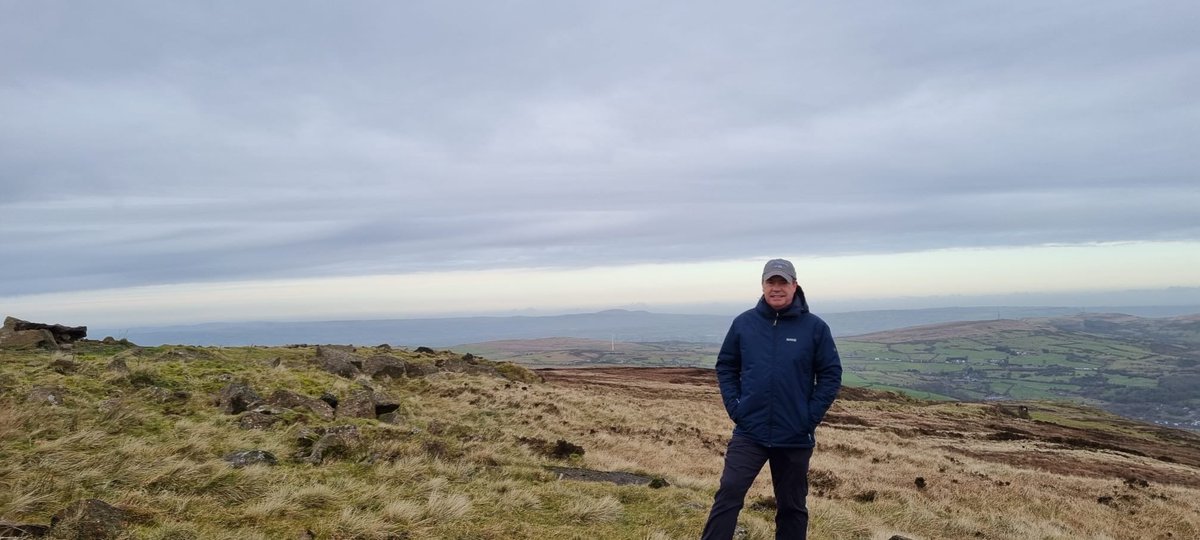 Quick New Years Day trek up Divis and Black Mountain