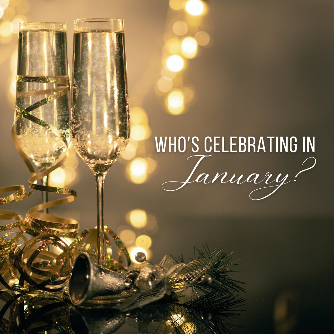 Whose birthdays or anniversaries are coming up in January? Share your special occasions with us, and let's celebrate together! #JanuaryCelebrations #BirthdayWishes #AnniversaryCheers