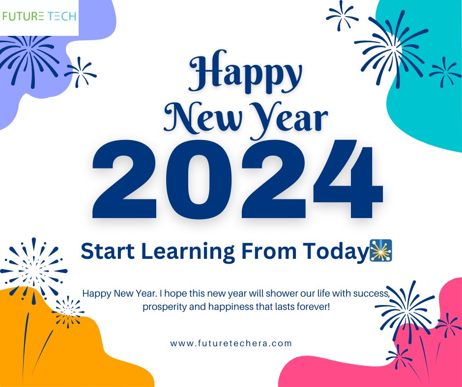 futureteckera's tweet photo. Wishing everyone a Happy New Year 2024 🎆🎊🎉🎀
Are you ready to make 2024 the best one yet 🚀✌️🏆✨ https://t.co/8dHD7LSDea