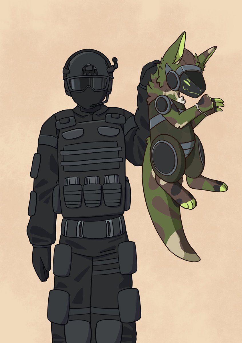 CamoTheKobold's tweet photo. “Entry team to TOC, suspect is in custody.”

🎨 - @/Kyio_uwu on Fiverr https://t.co/57Y40IRqCp
