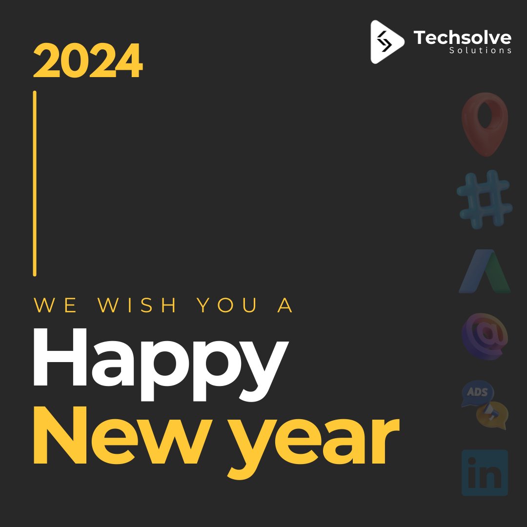 Techsolveteam's tweet photo. May this New Year bring you warmth, love and a path to all your dreams. Happy New Year 2024 #techsolve #Techsolvesolutions #HappyNewYear2024 https://t.co/DKPhLoBc6Y