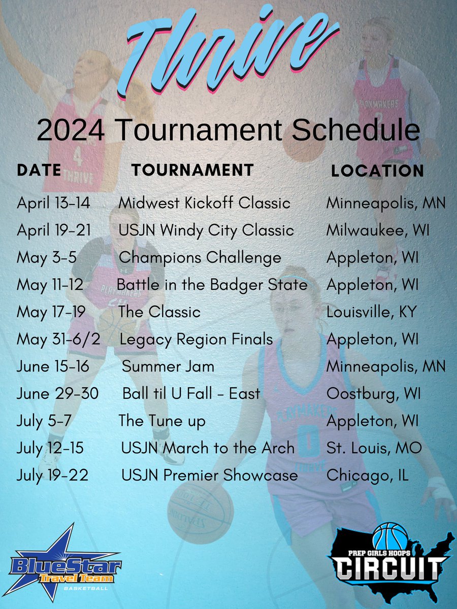 2024 Schedule