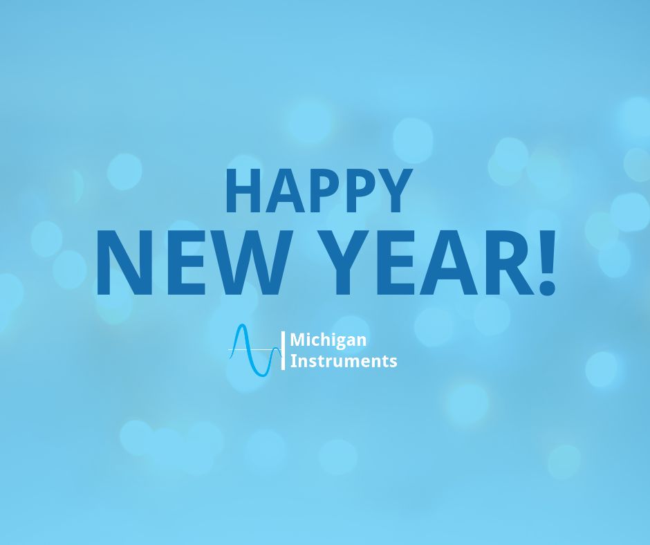 MichInst's tweet image. From all of us here at Michigan Instruments, we wish you a Happy New Year full of success, joy, and new opportunities! 🎉