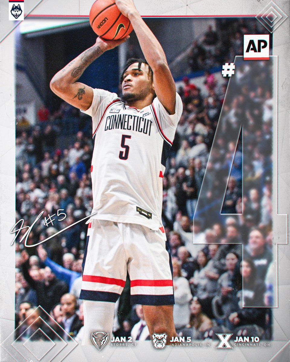 UConnMBB's tweet photo. Starting 2024 at 4⃣ https://t.co/bQOw2ODGdP