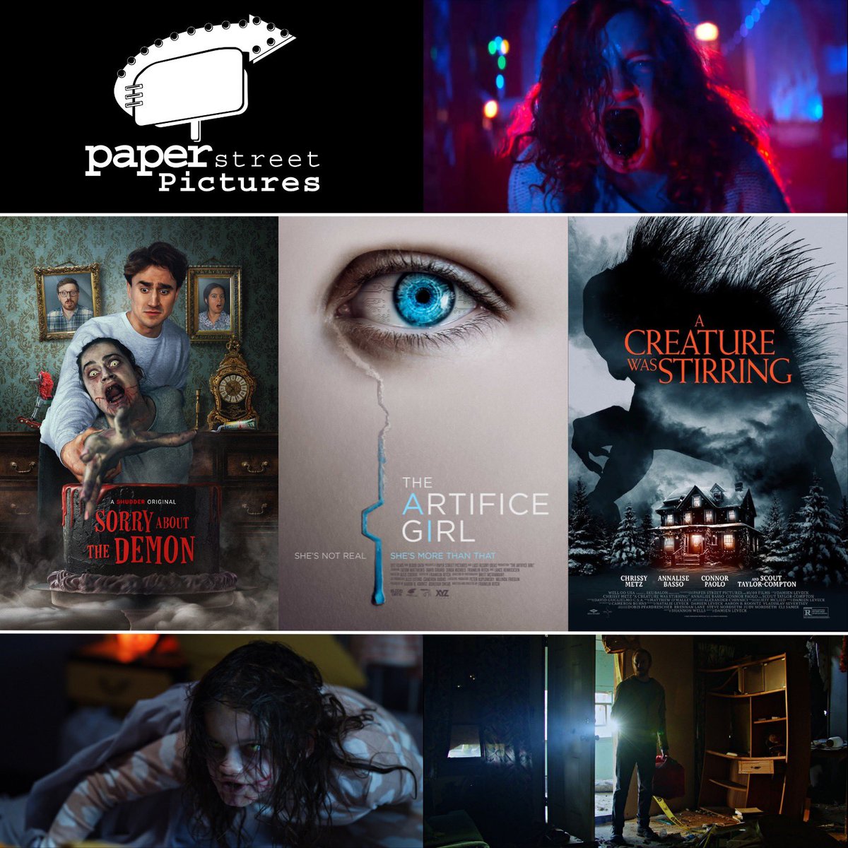 2023 was challenging but we still managed to release three films and shoot two unannounced projects.  This on top of three other features set to release in 2024: SHELBY OAKS, TRIM SEASON &amp; THE BUNKER.

It’s been a wild journey, but also a journey that is just getting started 🖤🔥