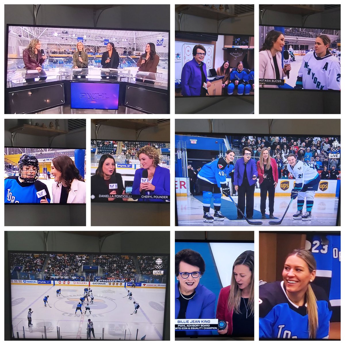 Puck drop on <a href="/thepwhlofficial/">PWHL</a> year 1 with <a href="/PWHL_Toronto/">Toronto Sceptres</a> vs <a href="/PWHL_NewYork/">New York Sirens</a>. ❤ being a fan. Miss being BTS. Congrats to all who have made this possible. Big step forward for w 🏒 &amp; women's sports. #PWHL #WomenInSports #BreakingBarriers