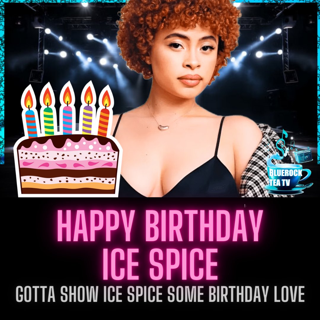 Shouting Happy Birthday to Ice Spice today!! #icespice #celebritybirthdays