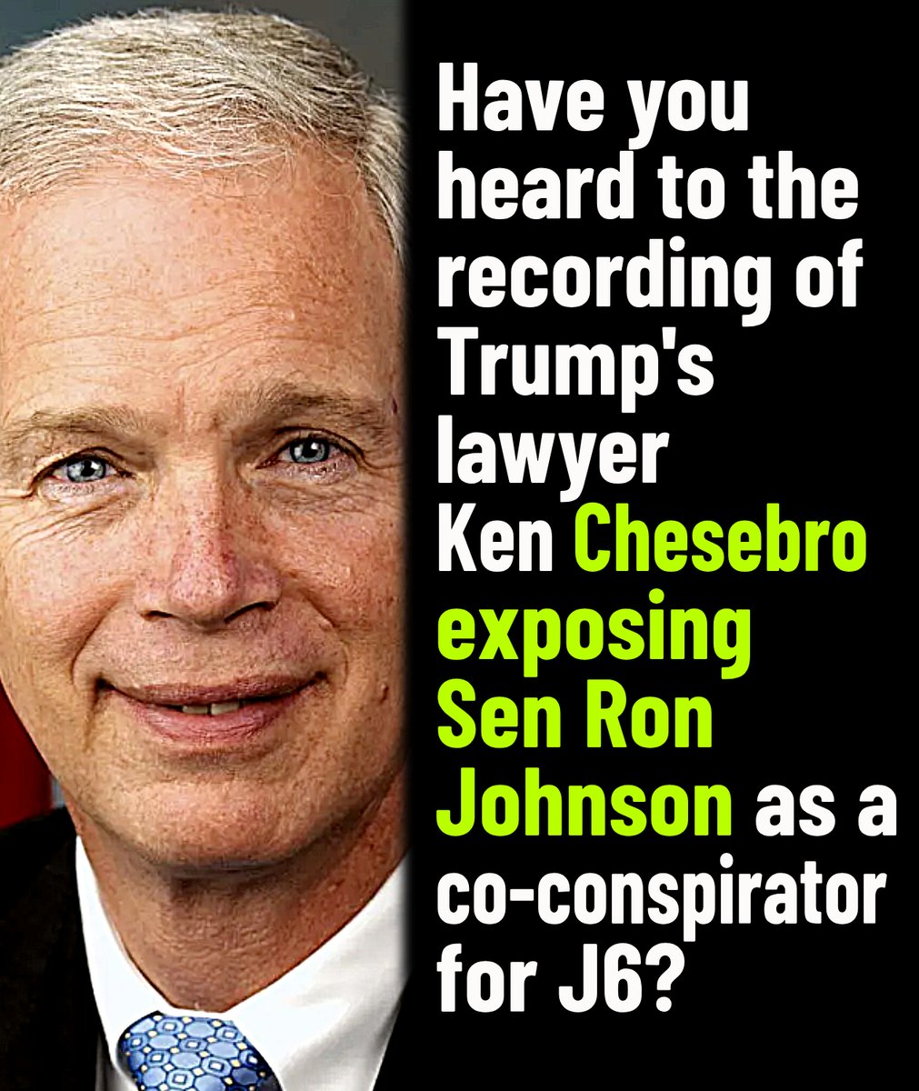 🇺🇸🇺🇸🇺🇸 Biden won Wisconsin fair and square Sen Ron Johnson tried to FRAUDulently give Wisconsin to Trump with FAKE electors Thats a FELONY. Ron Johnson will be indicted Ron Johnson will FLIP on Trump — @tooronlists