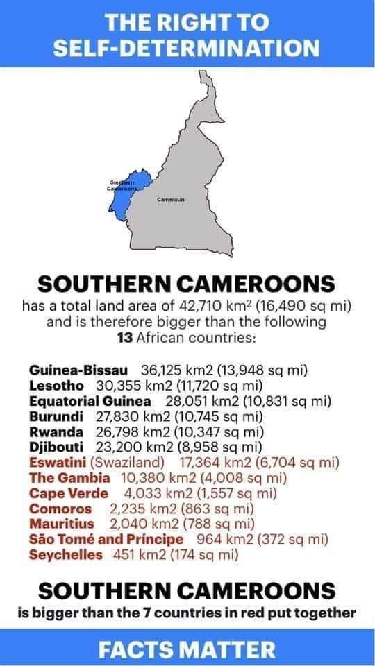 CelestinAtanga's tweet photo. @atakyen2002 Ambazonian Restoration Quest is founded on truth and legality. The Int'l community needs to do the obvious: tell La République du Cameroun to quit #SouthernCameroons aka #Ambazonia in consonant with the @_AfricanUnion Constitutive Act article 4b which the latter signed &amp; ratified https://t.co/C2u4DawwVc
