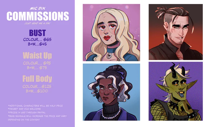 Happy new year everyone! I'm opening up 3 commission slots 🎉 just send me a dm if you're interested!