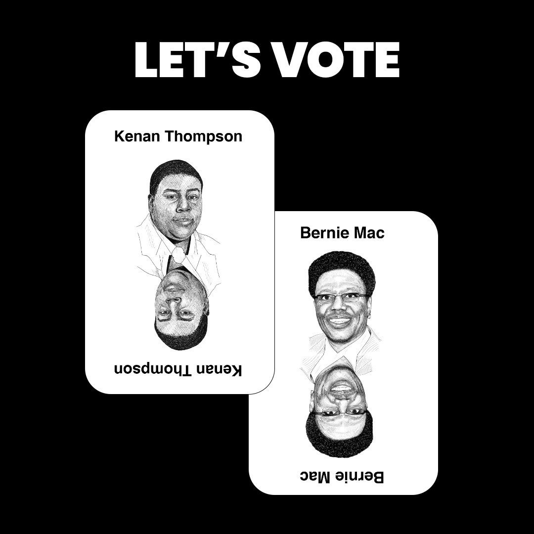 Who you got - Kenan or Bernie?

Let's get into it! Both of these guys had jokes on jokes with their unique comedic styles. Who deserves their flowers?

However you vote, don’t forget to tell us why in the comments!

#LetsVote #TradingRacesGame
