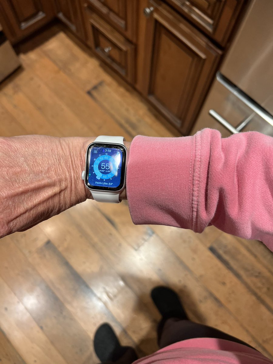 I just updated my Apple Watch to the latest OS and the new weather app has accessibility issues. The white text on the light blue and green ring is impossible to read. Please fix!  <a href="/Apple/">Apple</a> #accessibility #design #fail