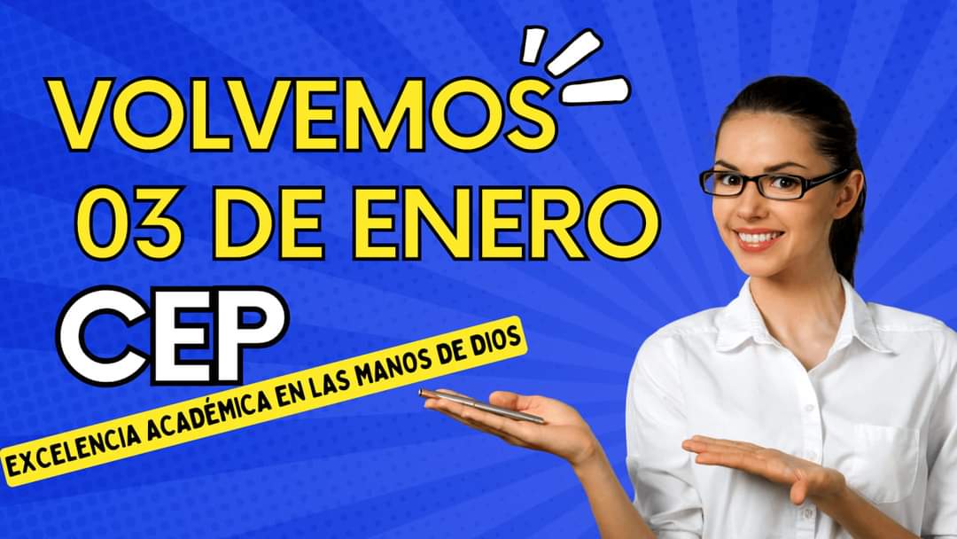 Somos_CEP's tweet photo. Un feliz año, Dios les bendiga, recuerden que volvemos el próximo 03 de enero de 2024 a partir de las 7:00 hrs. Para las 17:50 hrs. https://t.co/hSqJR8fjRu