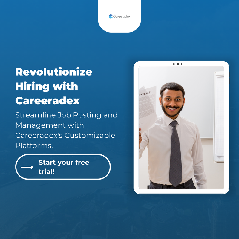 🚀 Launch your own job board in just 5 minutes with Careeradex! 

Our fully customizable platform allows you to match your brand's unique style, ensuring a seamless integration with your existing online presence. 

#Careeradex #JobBoard #HR #Recruitment #Entrepreneur #Business