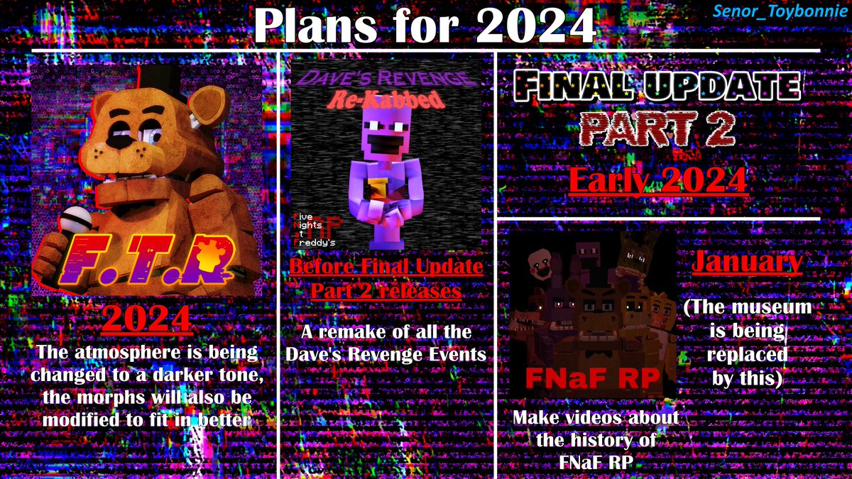 SenorToy's tweet photo. Happy New Year! Here are some of my plans for 2024 https://t.co/2MrloVbUiB