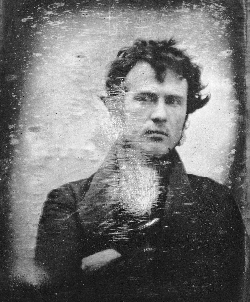 In 1839, a man by the name of Robert Cornelius sat for 15 minutes in front of a hand built camera made of opera glass and sheets of copper. His picture became the first known "selfie" ever taken.
