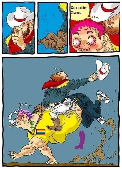 panchoman_o's tweet photo. Hace unos días publiqué una imagen en Facebook y dios santo tanto hombre deconstruide cristalino se ofendió En que momento la realidad se distorsionó tanto 🙄 #biologia https://t.co/u0wOMKo5jb