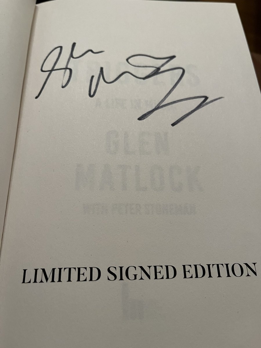 Just finished Glen Matlock’s book “Triggers” a great read. Each chapter is named after a song that meant something at a period in time. Wasn’t aware of many of them, so will be doing myself a playlist and looking forward to discovering them <a href="/GlenMatlock/">Glen Matlock</a>