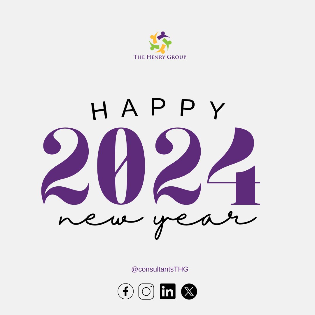 We want to extend our warmest greetings and well wishes and hope this new year brings you good health, prosperity, and success. Happy New Year! 

#HappyNewYear
#TheHenryGroup
#Consultants
#Strategy
#Communications