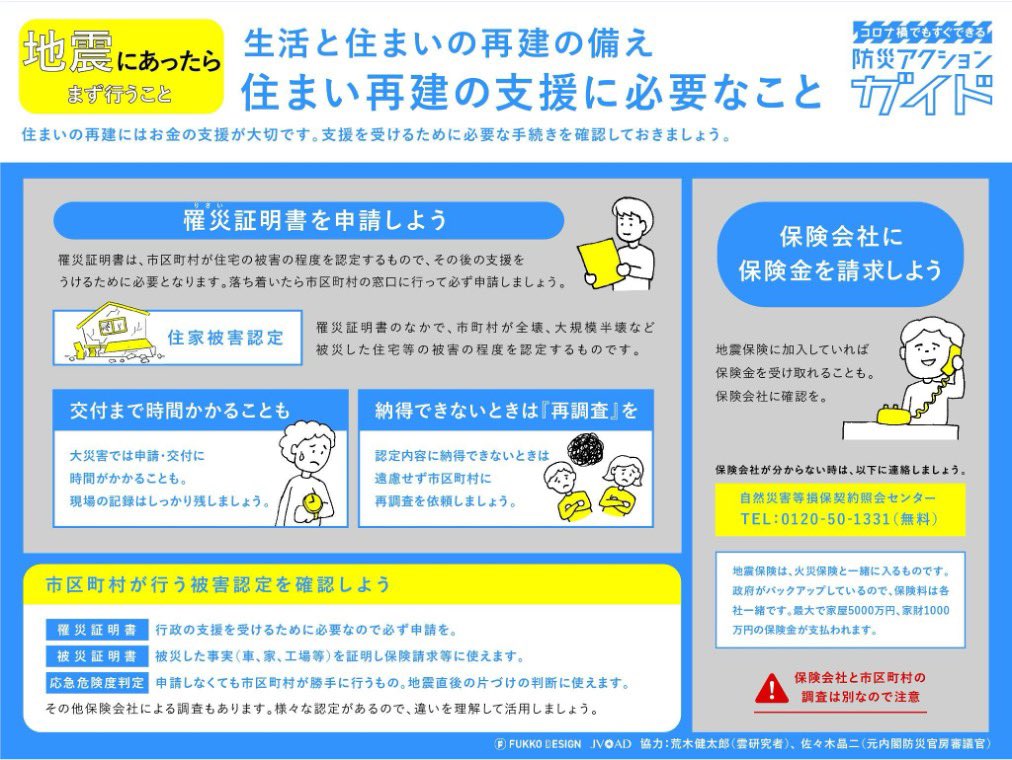 arakencloud's tweet photo. 令和6年能登半島地震で被災された方へ。
少し落ち着いてからで大丈夫ですので、生活と住まいの再建のための情報を改めてご確認ください。 https://t.co/KUF4ZGiik7