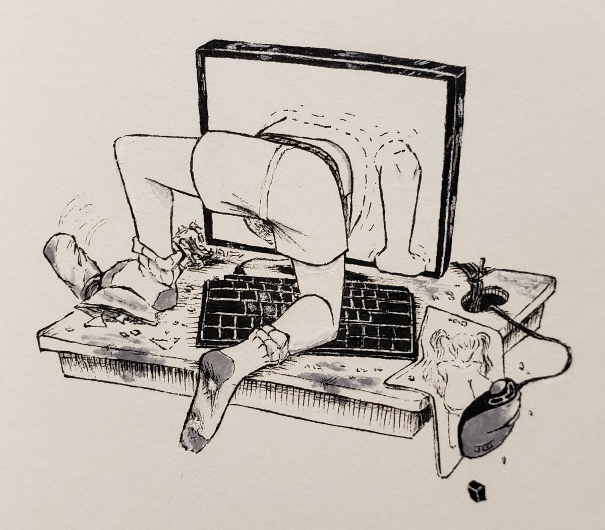EelJammin's tweet photo. "Take me away... "
(based on my Inktober drawing from 2021)

#art #artistontwitter #illustration https://t.co/5bWYnozETf