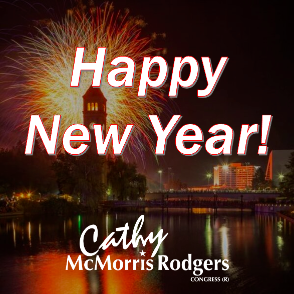 Happy New Year! 2024 is going to bring great things for Eastern Washington and our great nation!