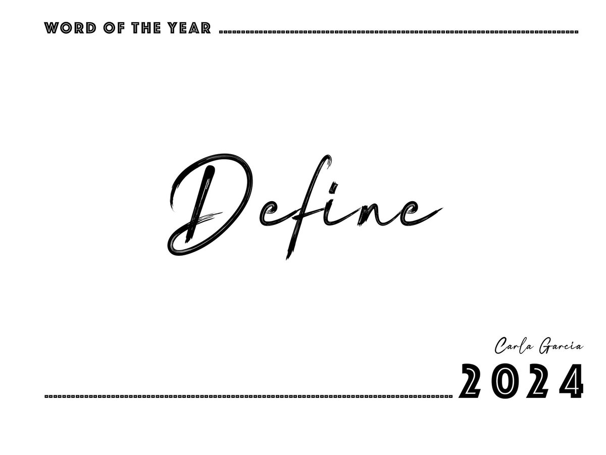 Balance was my 2023 word 🙏🏼 2024 is gonna be amazing ✨️🙌🏼 Define - to discover and set forth the meaning of 💯 What is your word for 2024? 👀  #happynewyear #newyear #wordoftheyear #growthmindset #growth