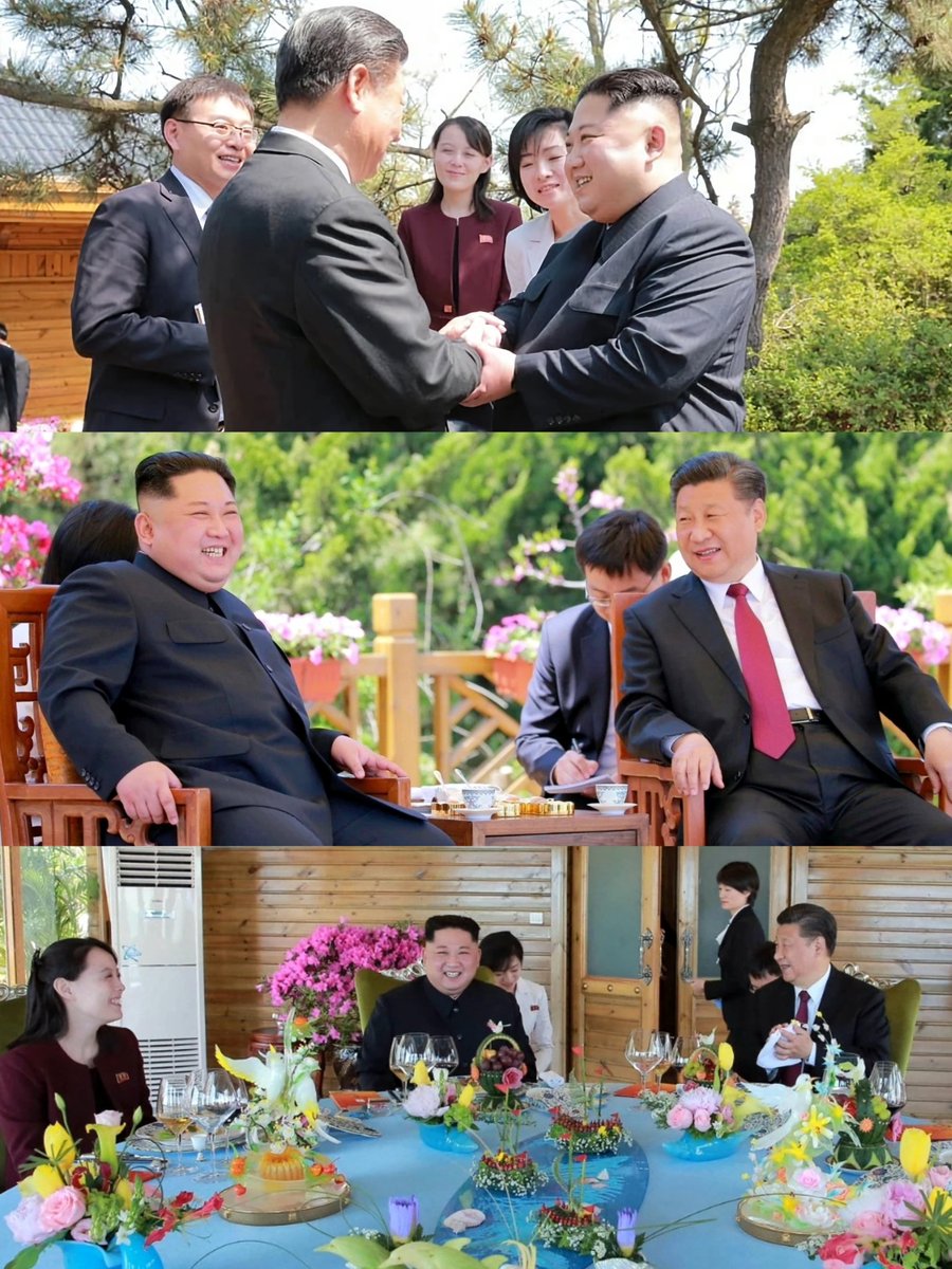 ninadn21's tweet photo. China &amp; DPRK jointly designated 2024 as China-DPRK Friendship Year &amp; launched a series of activities on Jan 1. We'll further enhance exchanges &amp; cooperation to better benefit our peoples, &amp; continue firmly safeguarding regional peace &amp; stability. 🇨🇳🤝🇰🇵 https://t.co/7wnTkLtsyW