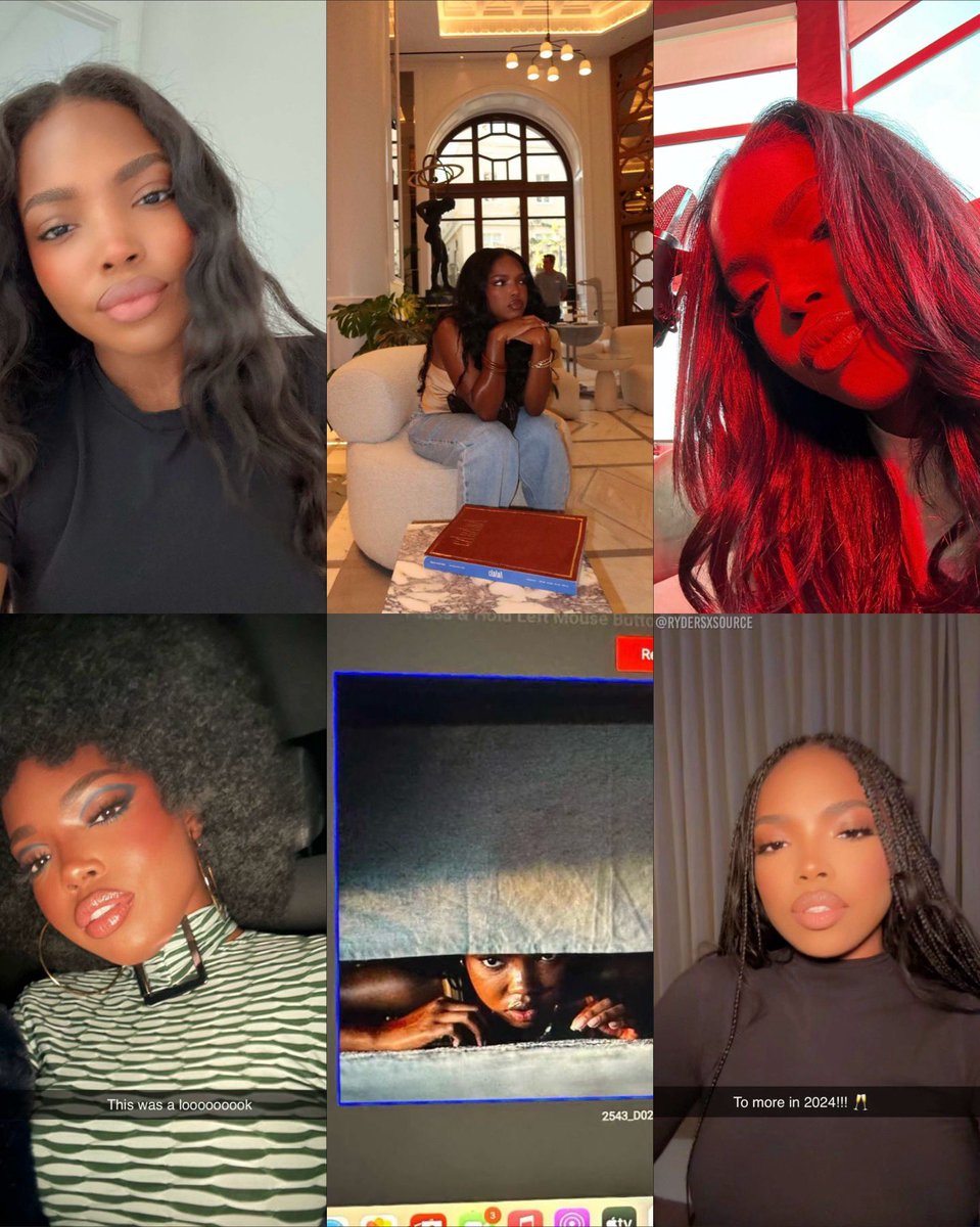rydersxsource's tweet photo. •—/ 📸 • @RyanDestiny shared her 2023 recap via Snapchat last night  🤎 •

— The full recap is on her story. Happy New Year Ryders! 🥂 https://t.co/VGtNGxCtoF
