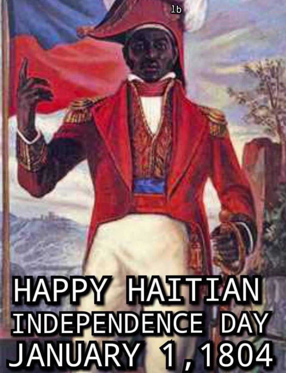 dijoni's tweet photo. Celebrating 220 years of independence for the first black Republic in the western hemisphere. Happy independence to Haiti.#Haiti. https://t.co/4Lfh1Pkinr