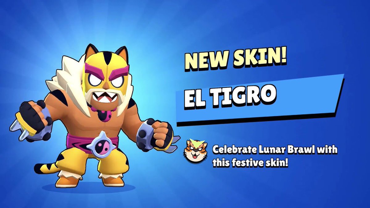 🚨 GIVEAWAY X3 EL TIGRO PRIMO SKIN🚨

To participate : 
✅ Follow me @javinavarroo_ 
🔄 Retweet
💬Tag someone

➡️Winners chosen on january 10 !
Good luck 🍀 
#BrawlStarsGiveaway #ElTigroPrimoGiveaway