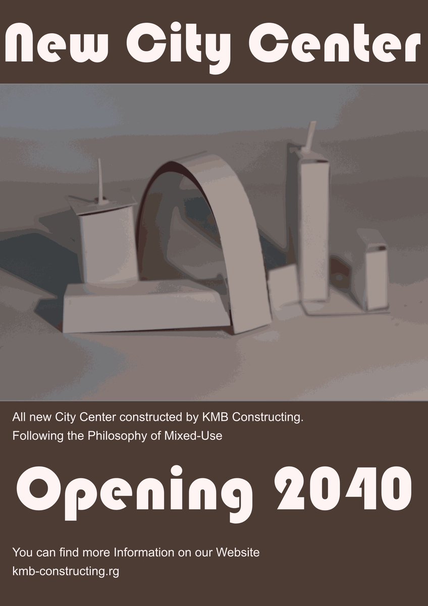 groli02's tweet photo. Poster a Day | Day 1

Construction of a new City Center https://t.co/xZNZhrQNVl