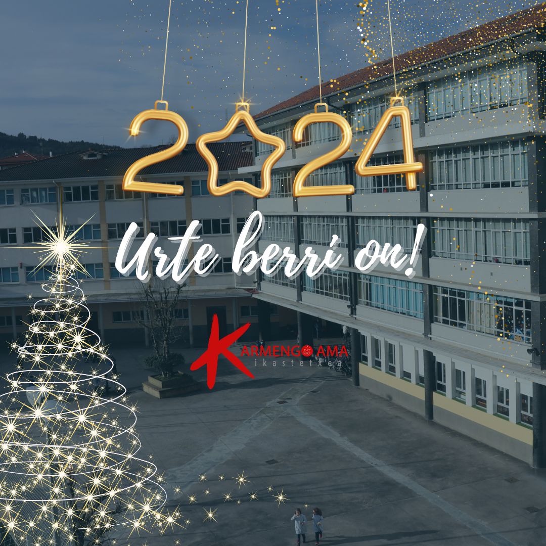KARMENGOAMA's tweet photo. 🎉¡Bienvenido, 2024! Desde Karmengo Ama os deseamos un año lleno de alegría, esperanza y salud. Que este nuevo año esté lleno de aprendizajes para todos y todas. ¡Feliz año nuevo!
#KarmengoAma #CalidadEducativa #CalidezHumana #MadeInKristauEskola #Educación https://t.co/kh2Z1O8O70
