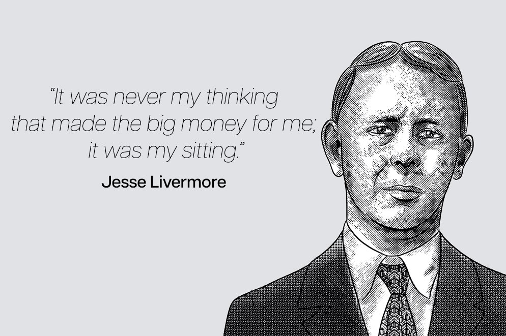 9 Quotes every trader needs to hear for 2024:

1. “It was never my thinking that made the big money for me; it was my sitting.”