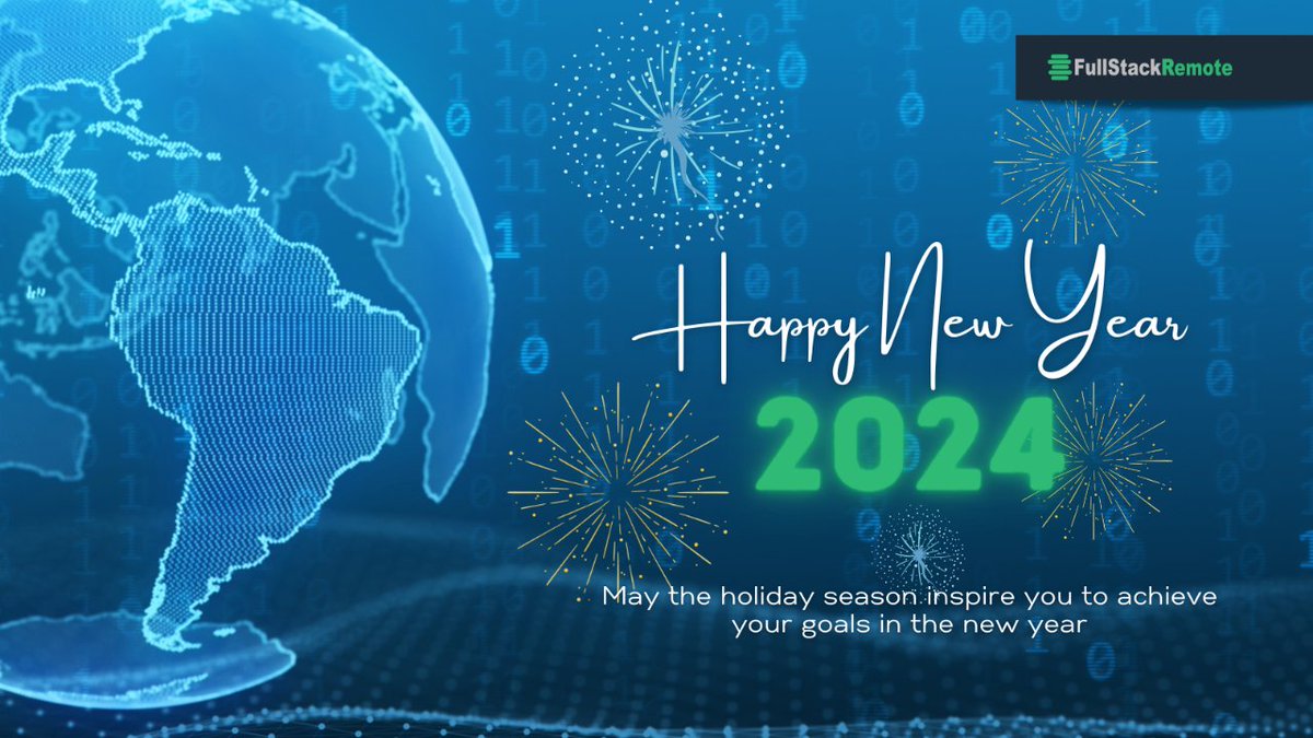 FSRemote's tweet image. Cheers to the new year!
Visit and learn more about FSR 👉 bit.ly/39wXM93
#FullStackRemote