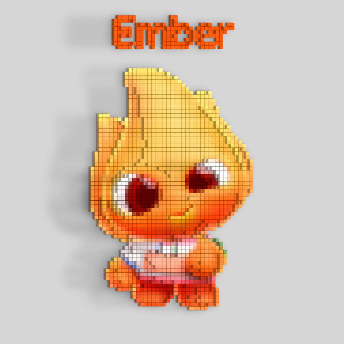 checkloopium's tweet image. 3D pixelated Ember.😍
It's gonna be the huge year for Playember and many excited things to follor and really excited to become part of it.🩶

@0xAbhiP @galileowilson @hugofurn
#playember #fanart