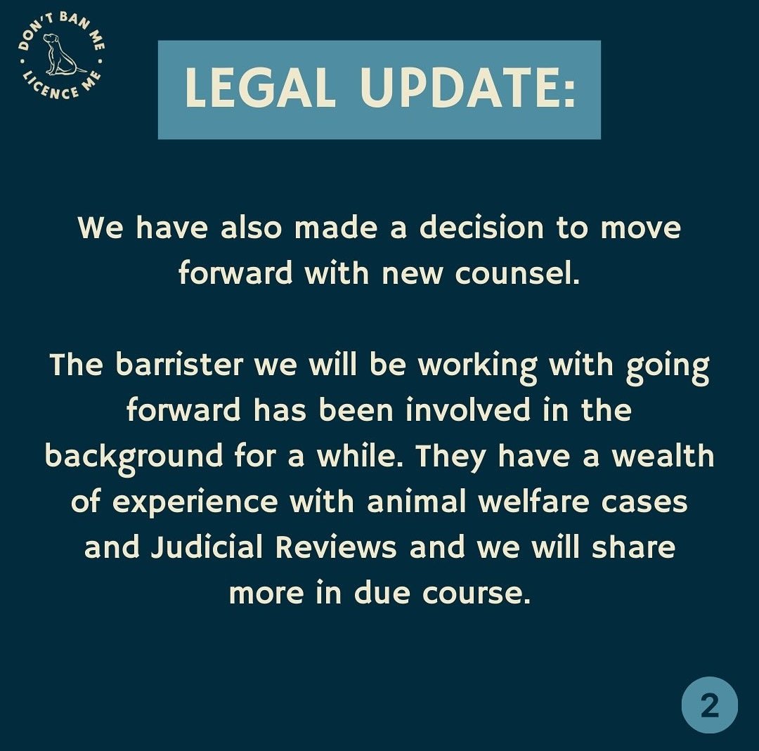 A New Year Legal update.
We will provide more information shortly.
#XLBullyBan #XLBullys